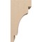 Ekena Millwork 8"W x 8"D x 16"H Wide Mediterranean Rough Cedar Woodgrain TimberThane Corbel, Primed Tan CORUR08X08X16MEDRCPR - alternate 3